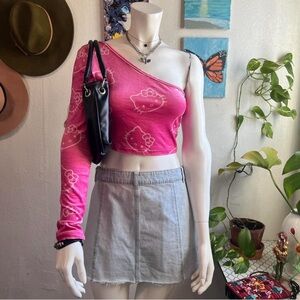 Hello Kitty Pink Long Sleeve Kids Tee